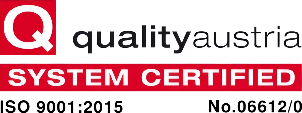 Quality Austria - System certified ISO 9001:2015